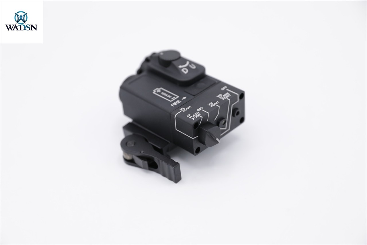 กล่องเลเซอร์ชี้เป้า(เลเซอร์สีแดง) DBAL MIni ยี่ห้อ WADSN รุ่น บอดี้อลูมิเนียม Dbal-Mini Aiming Devices (Red&IR Laser) ขนาด : กว้าง 7cm. ยาว 77.5cm. สูง 4.5cm. น้ำหนัก : 132 กรัม คุณสบัติ : #บอดี้ทำจากอลูมิเนียม #น้ำหนักเบา #แข็งแรงทนทาน #มาพร้อมสวิทช์หางห