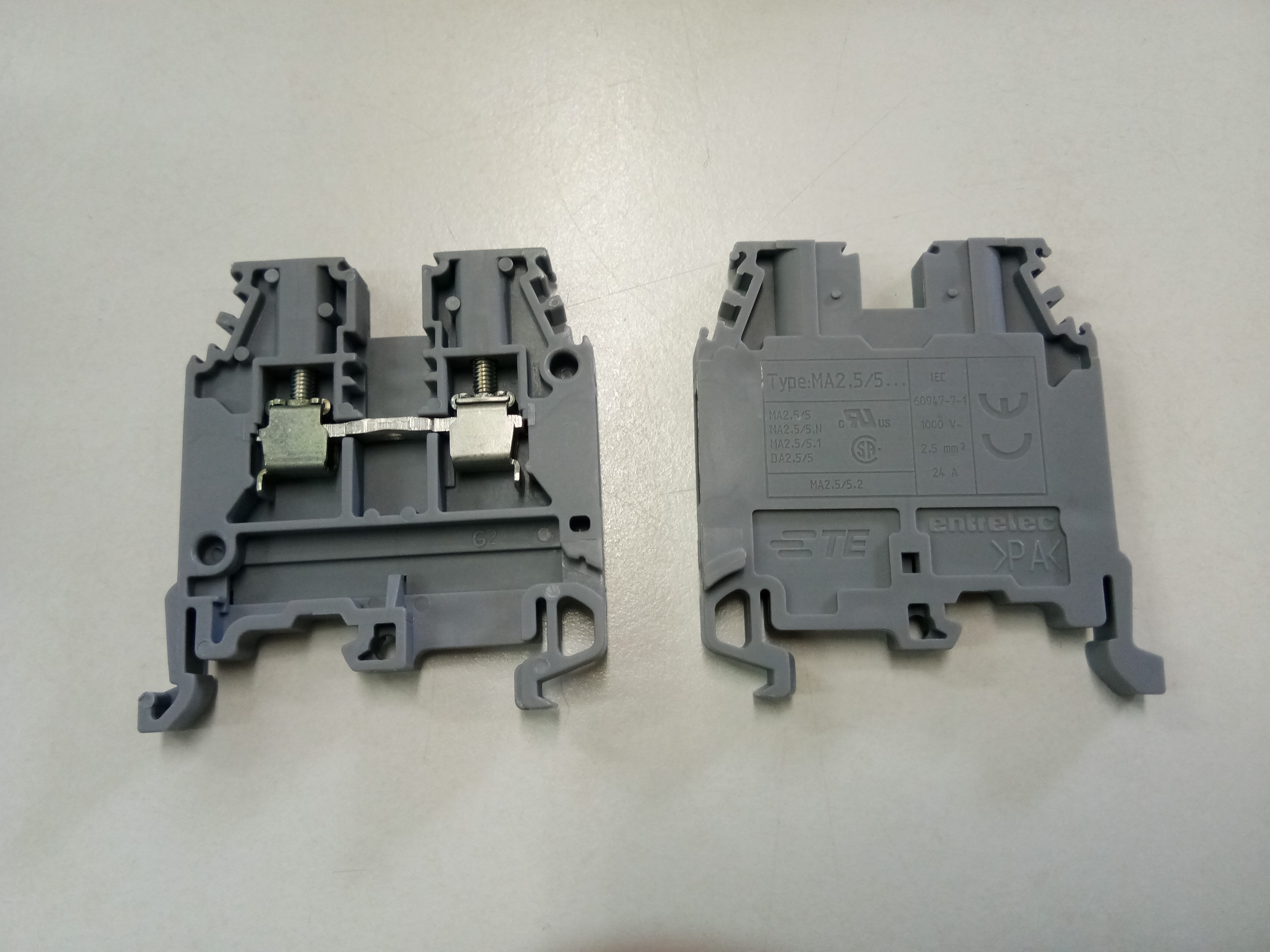Terminal ABB เทอร์มินอล MA2.5/5 Screw clamp