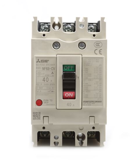 เบรกเกอร์ NF63-CV 3P 40A มิตซูบิชิ MITSUBISHI 40A 3POLE NF63 CV NF63CV
