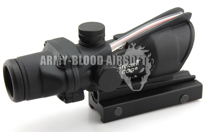 Trijicon ACOG TA31 Style 4x32 Scope Red Illuminated Auto Brightness (BK)