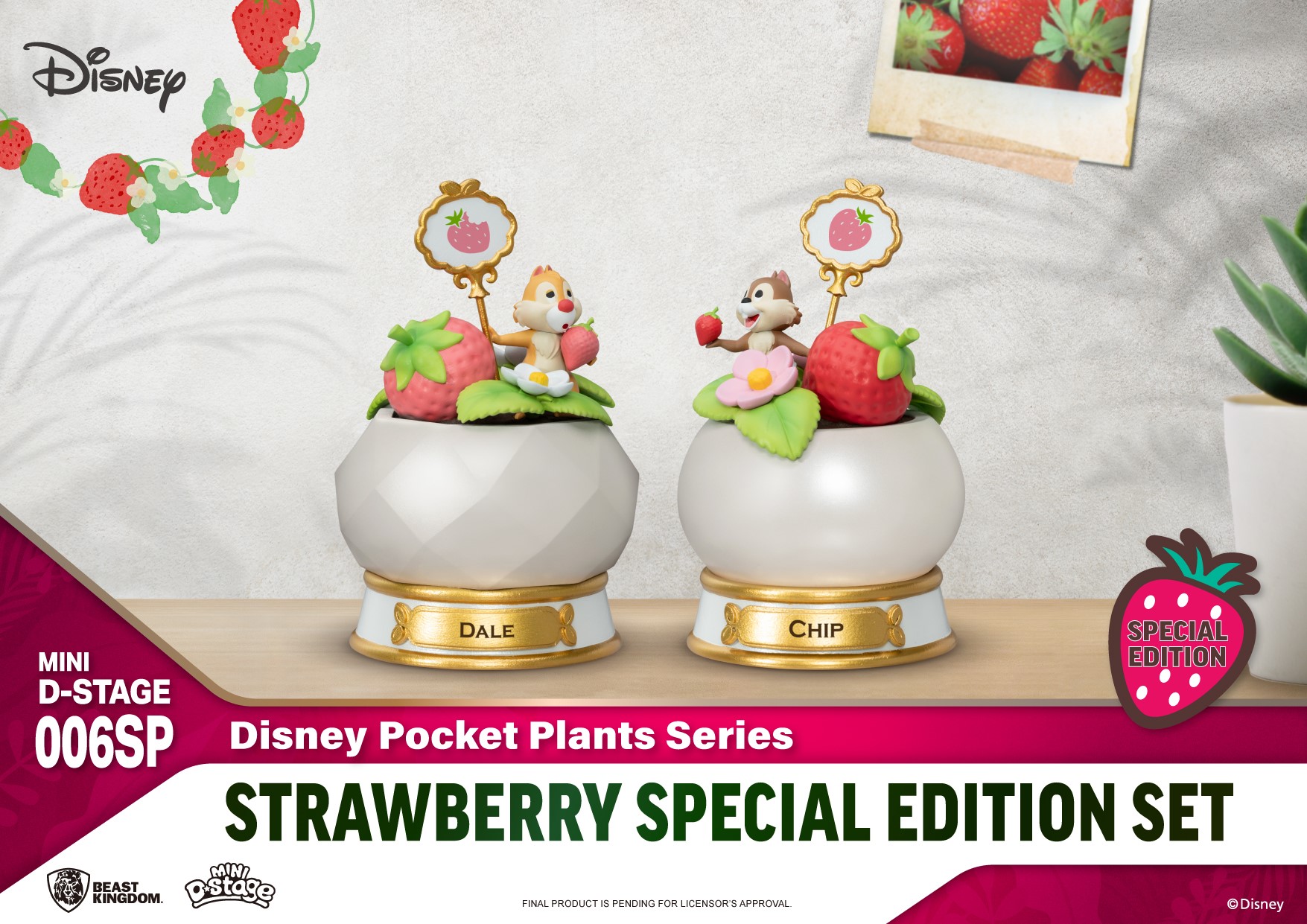 เปิดจอง : Disney Pocket Plants Series-Strawberry Special Edition (Set of 2)