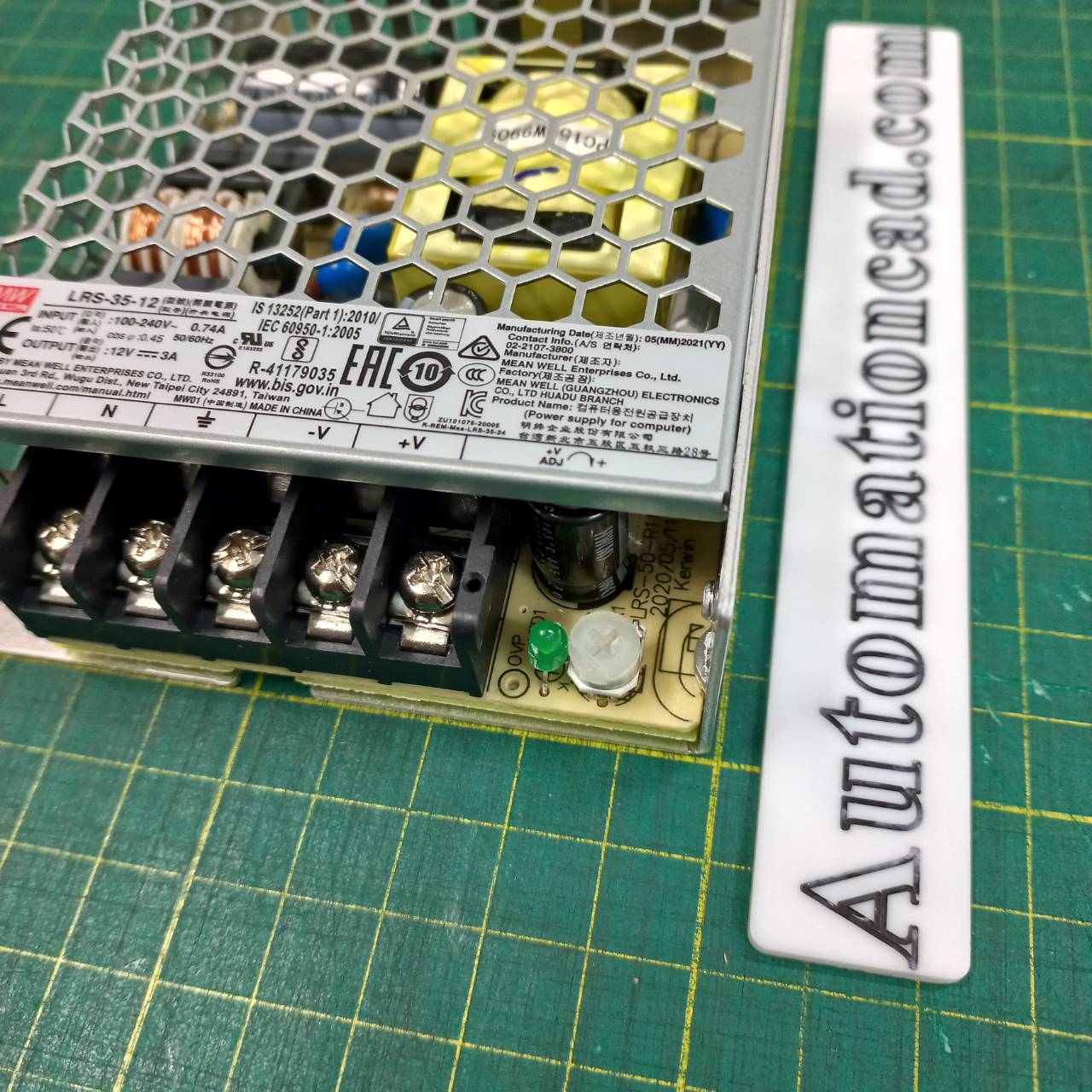 LRS-35-12 POWER SUPPLY 12VDC MEANWELL ของแท้ ใช้กับกล้องวงจรปิด