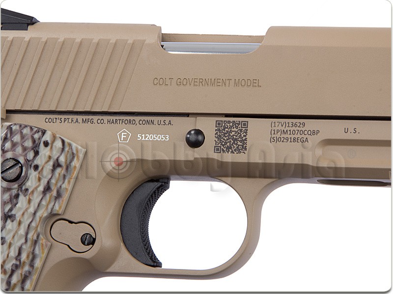 New.CYBERGUN COLT M45A1 Rail CO2 GBB Pistol (Desert Tan) ราคาพิเศษ