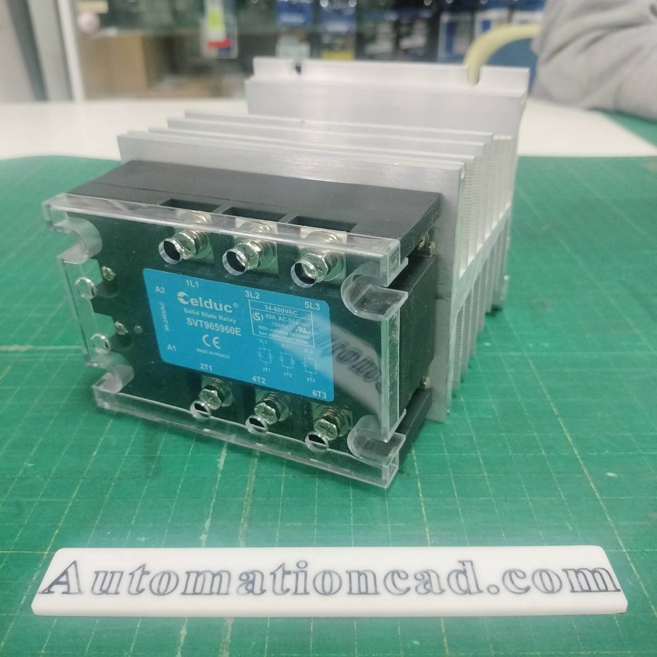 โซลิดสเตต พร้อมฮีทซิงค์ CELDUC SVT965960E Heat shrink อลูมิเนียมระบายความร้อน