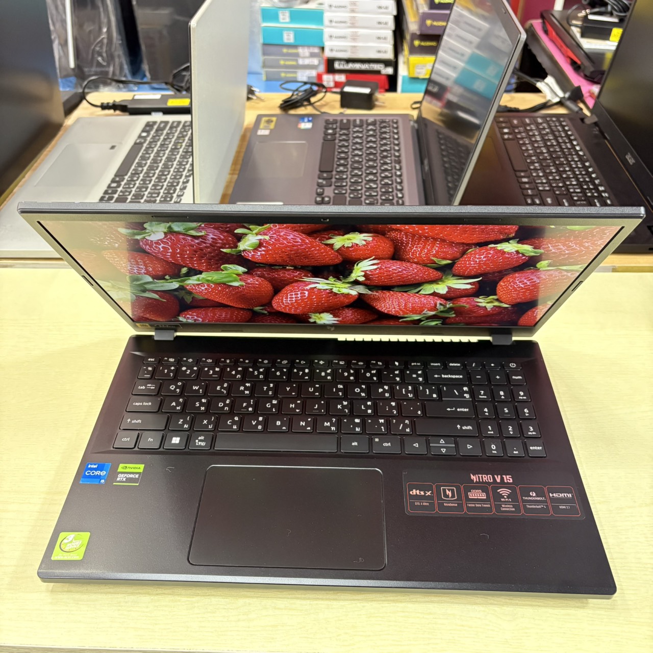 ACER NITRO V15 ANV15-51-578S สภาพเครื่อง 90% ประกันศูนย์ Onsite 29/09/2026 และ ประกัน Advice 17/12/2026