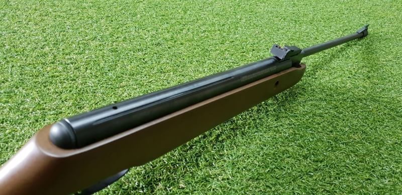 NewซปืนอัดลมCrosman Vantage NP Nitro cal.5.5mm Air Rifle ✔แรง SP : 950Fps. ✔บอดี้ไม้ Body Wood ✔น้ำหนัก Weight 2.9kg ✔ลำกล้อง 21" Barrell 12 เกลียว ✔ศูนย์หน้า-ศูนยหลังเรืองแสง Fiber Optic ✔ระบบหักลำสปริงแก๊ส