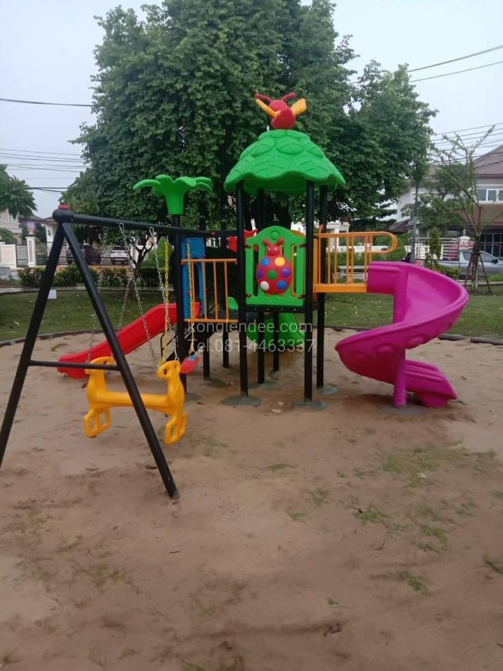 เครื่องเล่นสนาม ชุดเจ้าผีเสื้อพร้อมชิงช้า