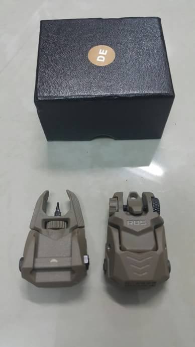 New.Fab Defense FBS FRONT BACK-UP Sight & RBS REAR BACK-UP Sight (BK) ราคาพิเศษ
