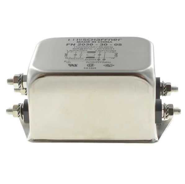 NOISE FILTER SCHAFFNER 30A 250V 50/60Hz