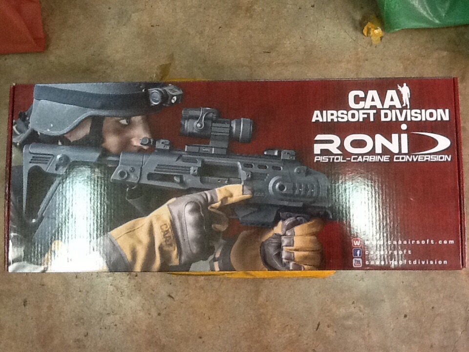 New.CAA RONI B M9 Pistol Carbine Conversion Kit in Black ราคาพิเศษ