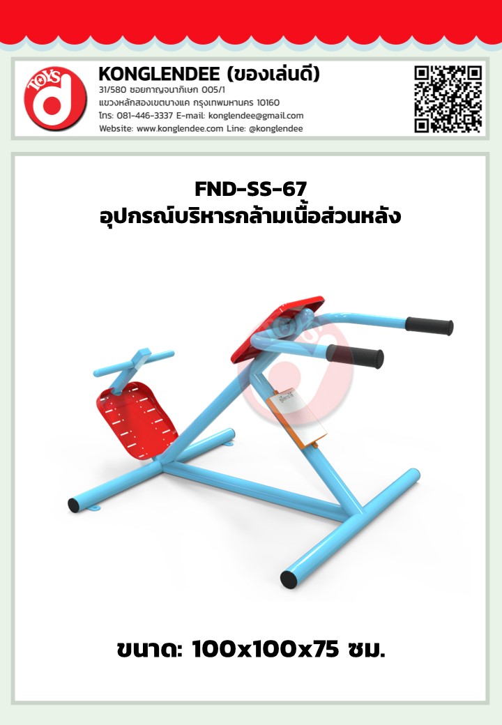 เครื่องออกกำลังกายกล้ามเนื้อส่วนหลัง