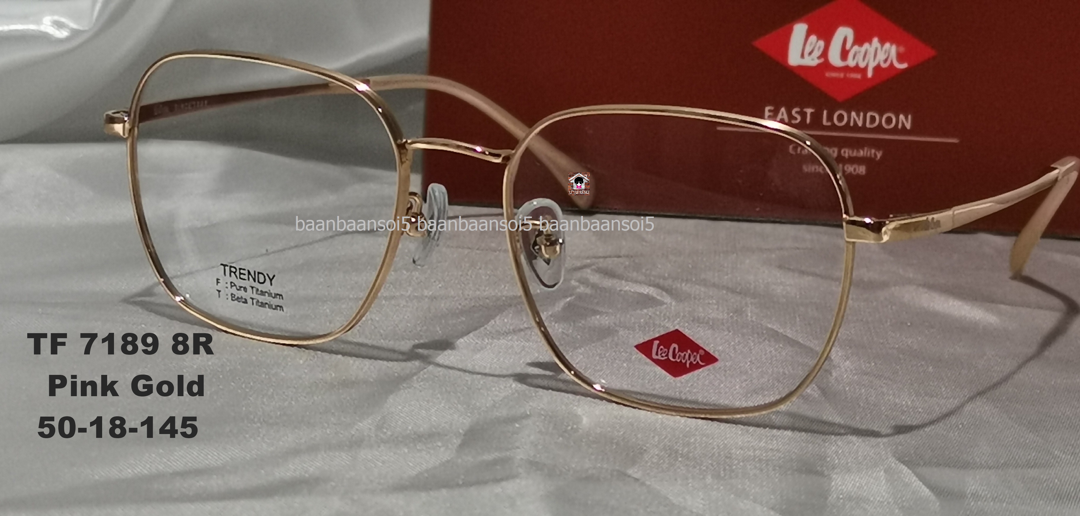 Lee Cooper TF 7189 โปรโมชั่น กรอบแว่นตาพร้อมเลนส์ HOYA ราคา4,200 บาท
