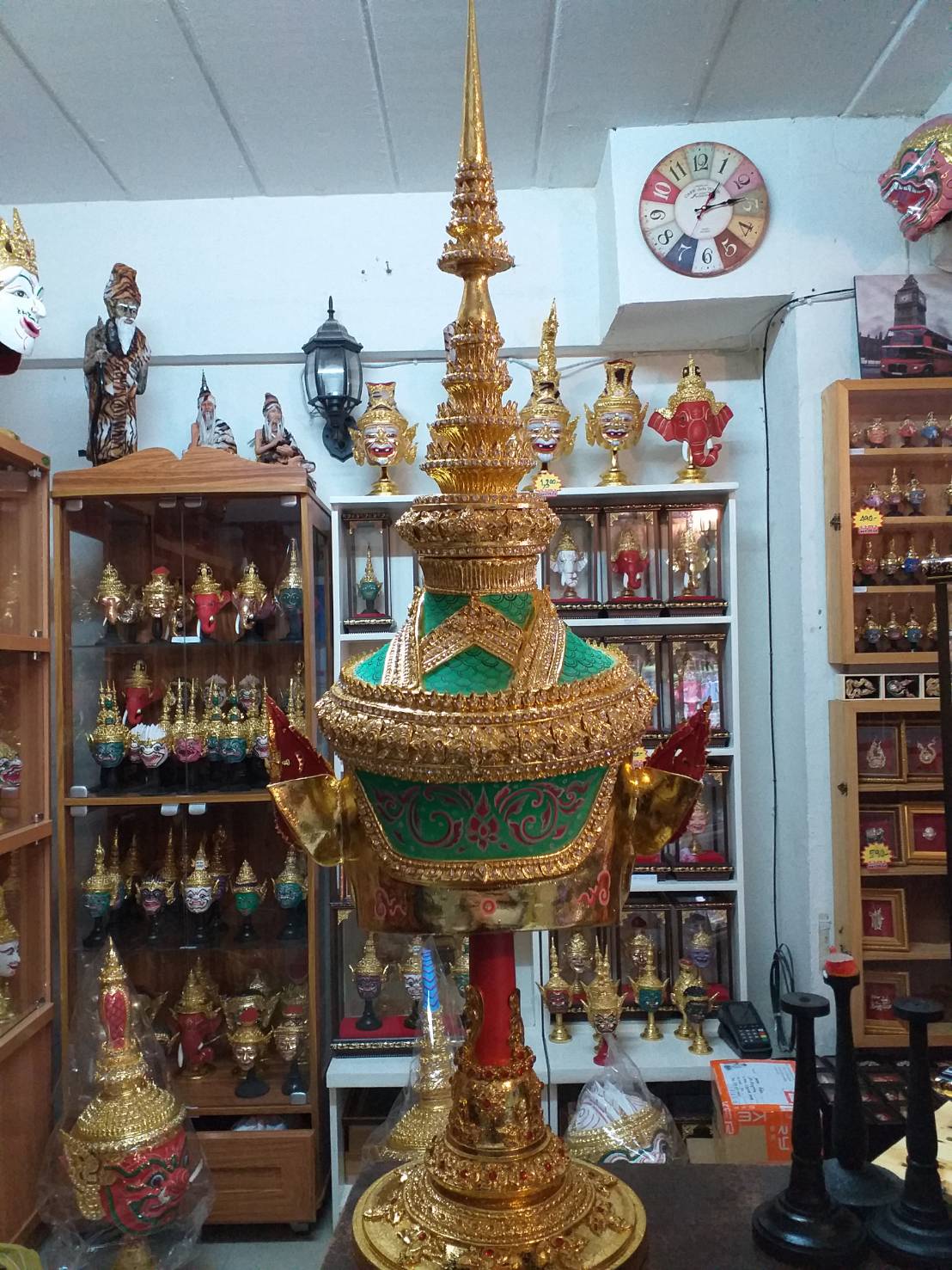 เศียร พญานาค ขนาดครอบ งานละเอียด