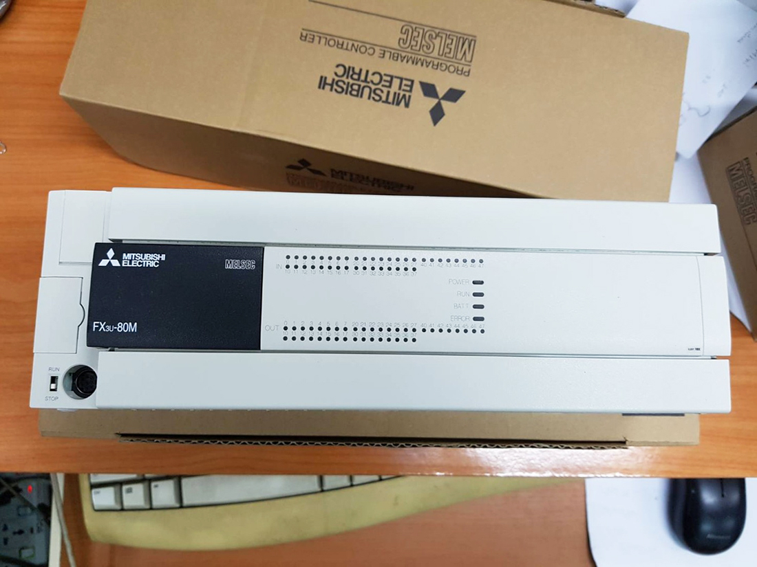 FX3U-80MR/ES-A PLC MITSUBISHI 40 IN/40 OUT AC/DC/RELAY