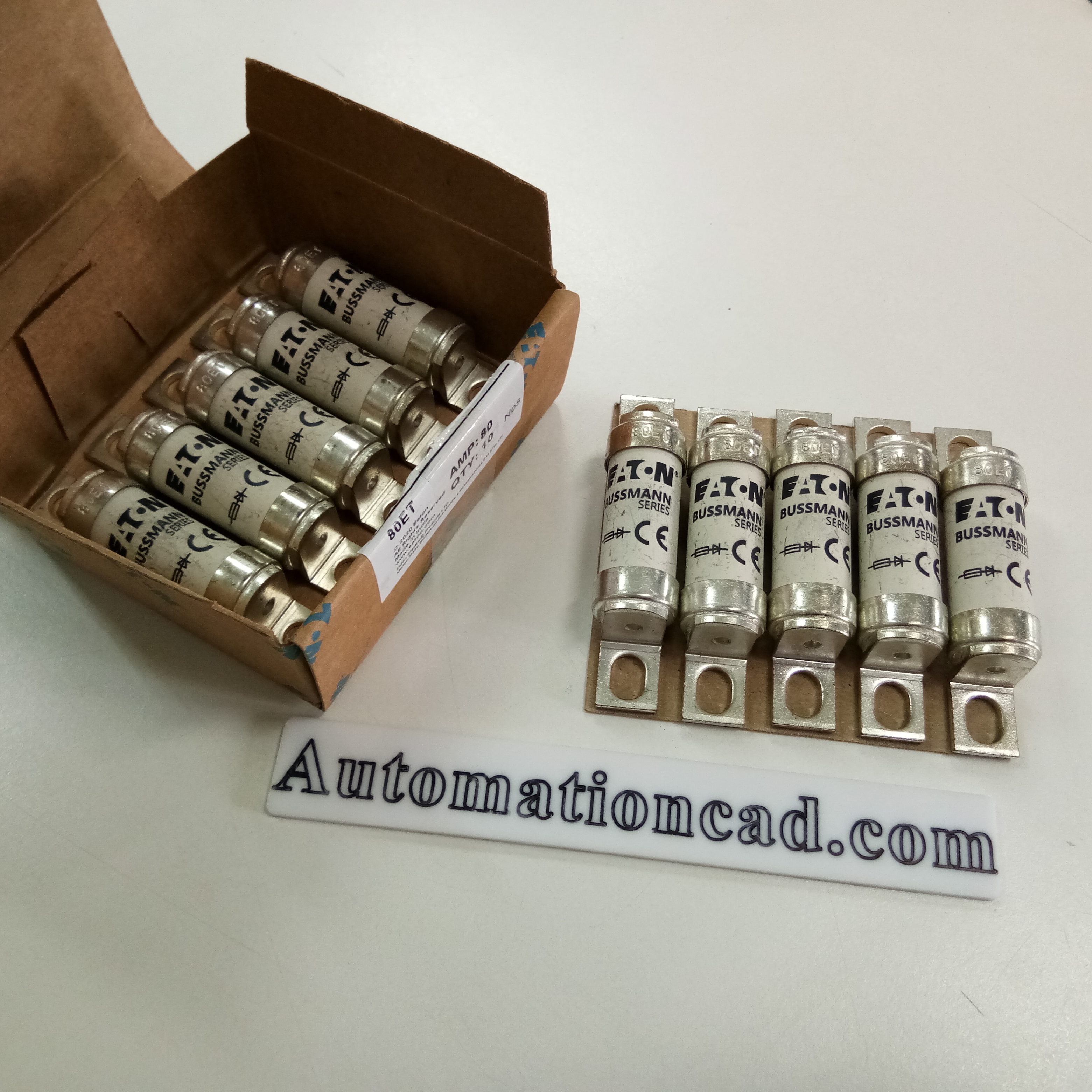 ฟิวส์เซรามิค 80A 690VAC EATON Bussmann Fuse 80ET