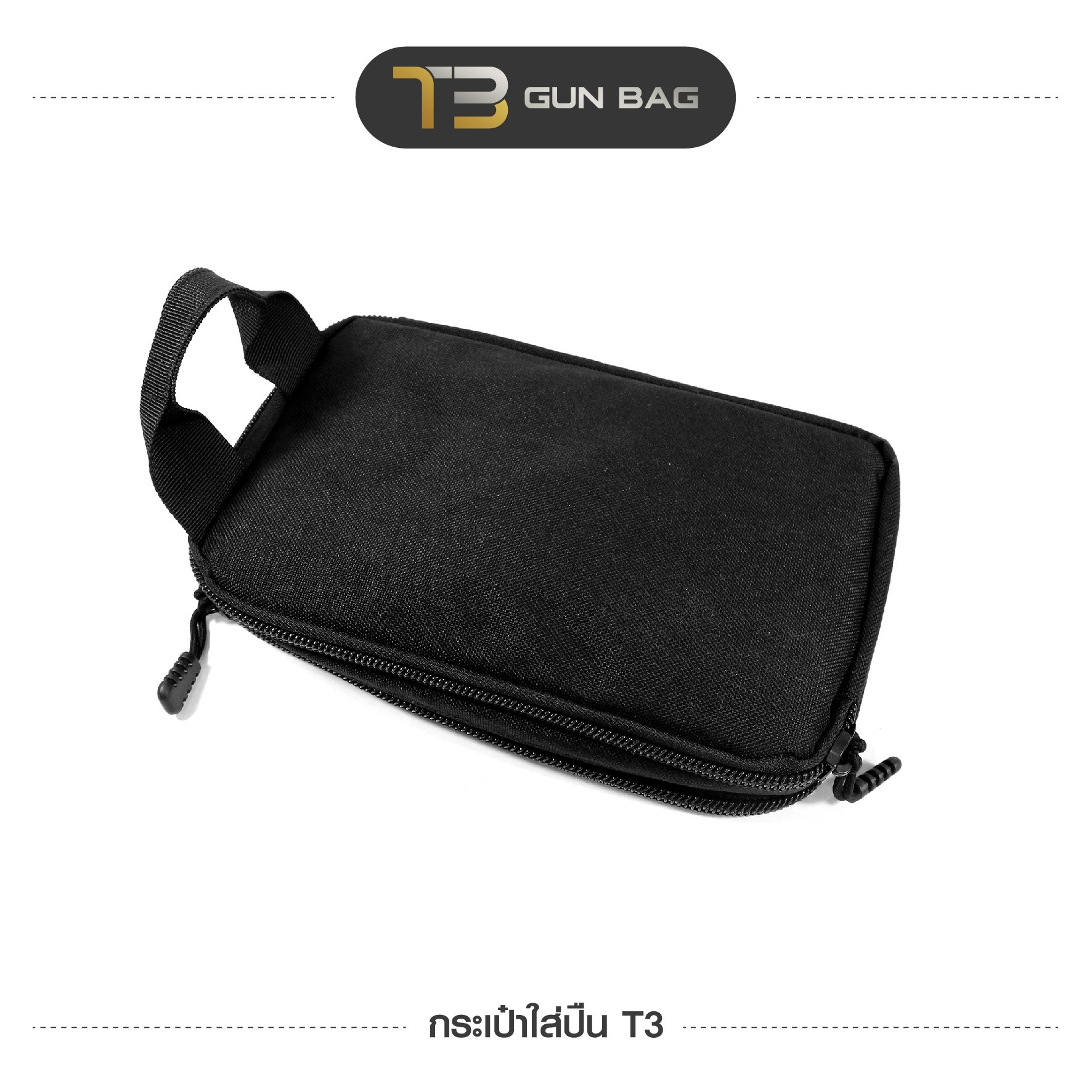 New. กระเป๋าใส่ปืนพกสั้น T3 ⚡️ผลิตจากผ้า 1000D กันน้ำได้ ⚡️ตัดเย็บปราณีต ด้านในบุฟองน้ำกันกระแทก ⚡️มีหูหิ้ว พกพาสะดวก และมีช่องใส่ของถึง 3 ช่อง ⚡️ช่องด้านหลัง มาพร้อมแผ่น velcro ขนาดใหญ่ สามารถติดซองปืนผ้า (ถอดออกได้) ⚡️