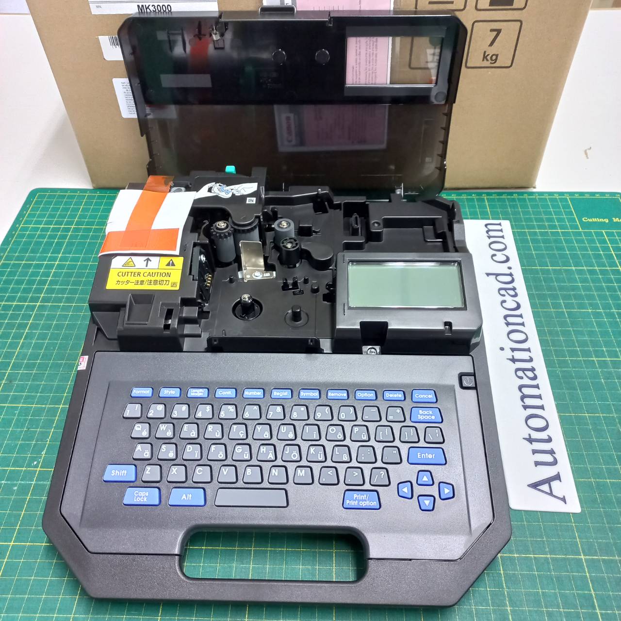 เครื่องพิมพ์ปลอกสายไฟ CANON MK-3000 ต่อคอมพิวเตอร์ได้ Label Printer Wire Marker MK3000