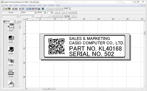 เครื่องพิมพ์สติกเกอร์ KL-130 CASIO LABEL PRINTER สำหรับใช้ในสำนักงาน