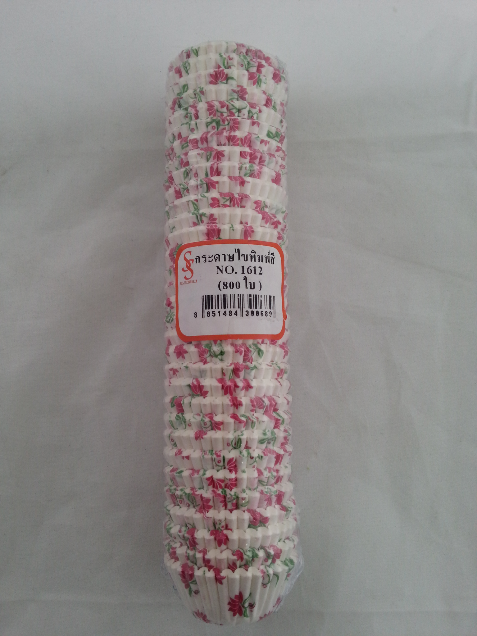 ถ้วยกระดาษไข พิมพ์สี NO.1612(800ใบ)