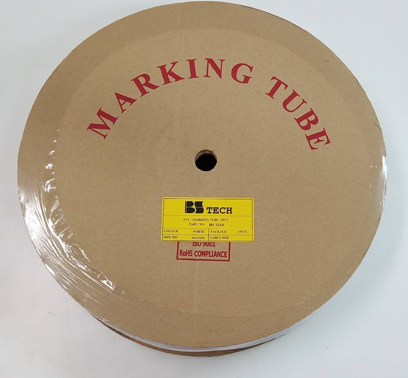 ท่อปลอกสายไฟ BS-TECH ขนาด 10.0 mm. ยาว 100m PVC TUBE