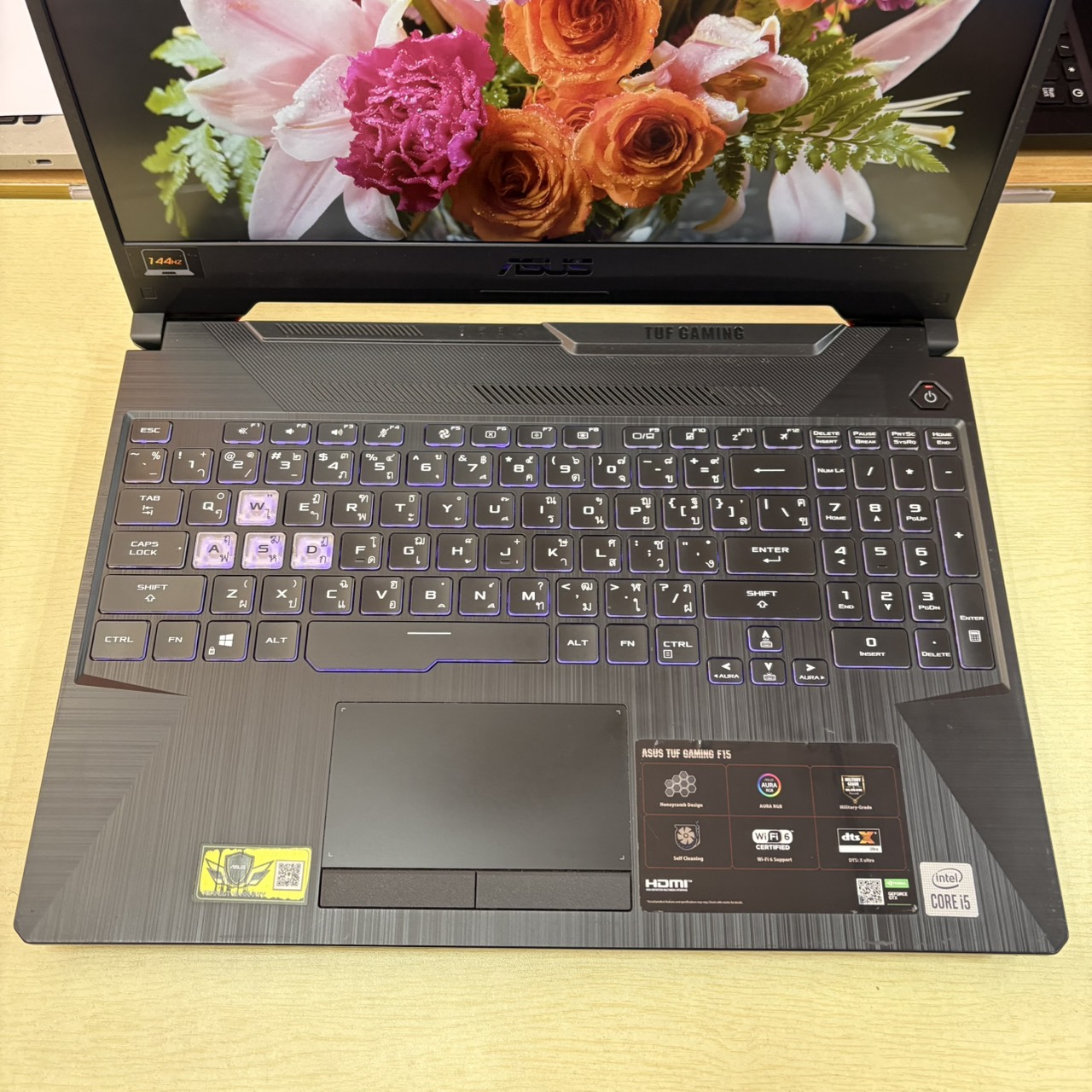 ASUS TUF GAMING F15 FX506LH-HN004W สภาพเครื่อง 80%