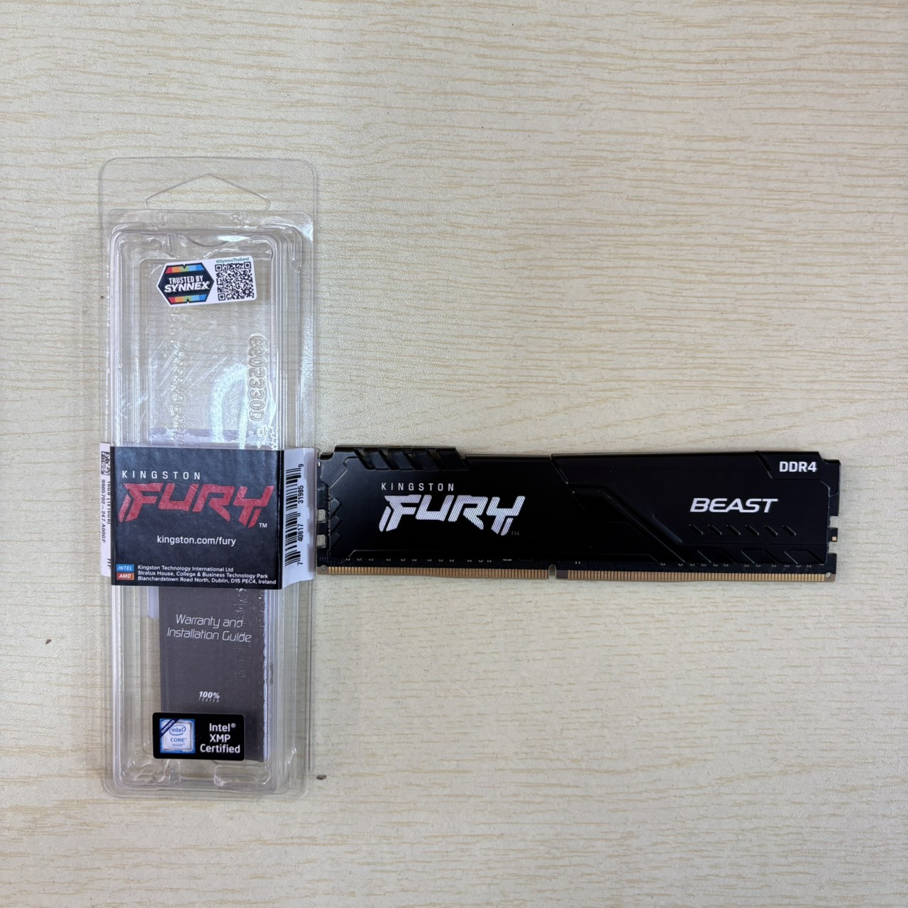 RAM PC DDR4 (3200) 16GB KINGSTON FURY BEAST * RAM ใหม่ยังไม่แกะซิล ประกัน SYNNEX LT. *