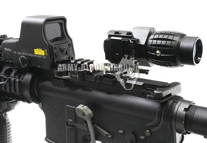 New.3 EOTech HWS (Holographic Weapons Systems) EXPS3 Style Holographic Red Green Reflex T-Dot Sight with QD Mount Side But ราคาพิเศษ