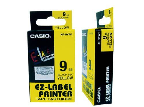 EZ-LABEL CASIO 9mm. สำหรับ เครื่องพิมพ์ฉลาก KL-Series CASIO PRINTER LABEL