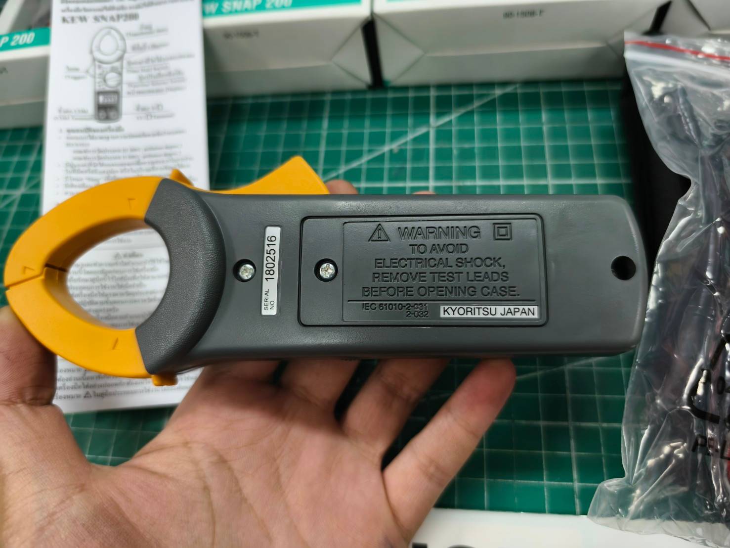 KYORITSU KEW SNAP 200 แคลมป์มิเตอร์ 940.- Digital Clamp Meters KT200 แคล้มมิเตอร์ คลิปแอมป์ SNAP200
