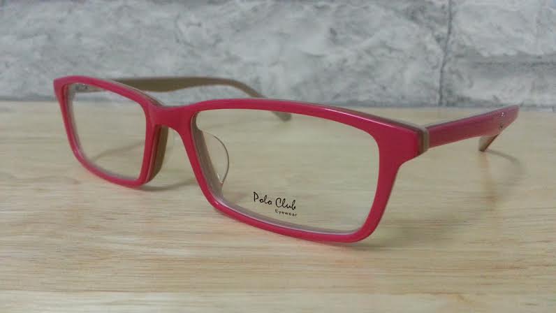 POLO club pc 5566 กรอบแว่นตาพร้อมเลนส์ มัลติโค๊ตHOYA ป้องกันรังสีคอม