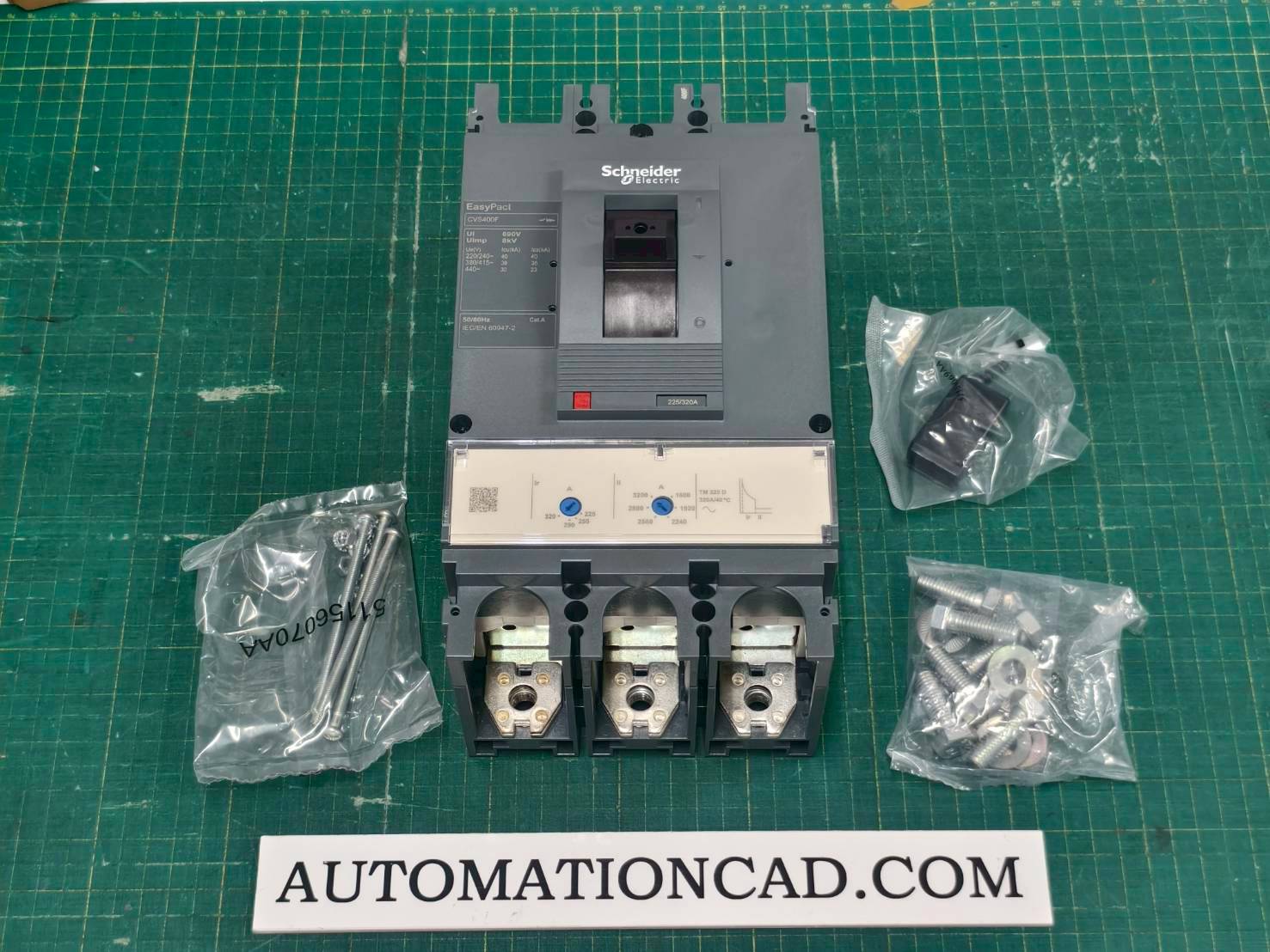 เซอร์กิตเบรกเกอร์ LV540305 3P 320A TM320D (224-320A) 36kA ชไนเดอร์ SCHNEIDER EasyPact CVS400F