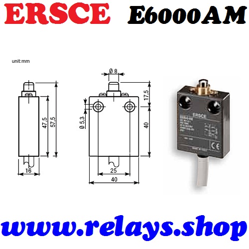 E600-0-AM Bremas ERSCE Limit Switch LiNE iD : RELAYS.SHOP