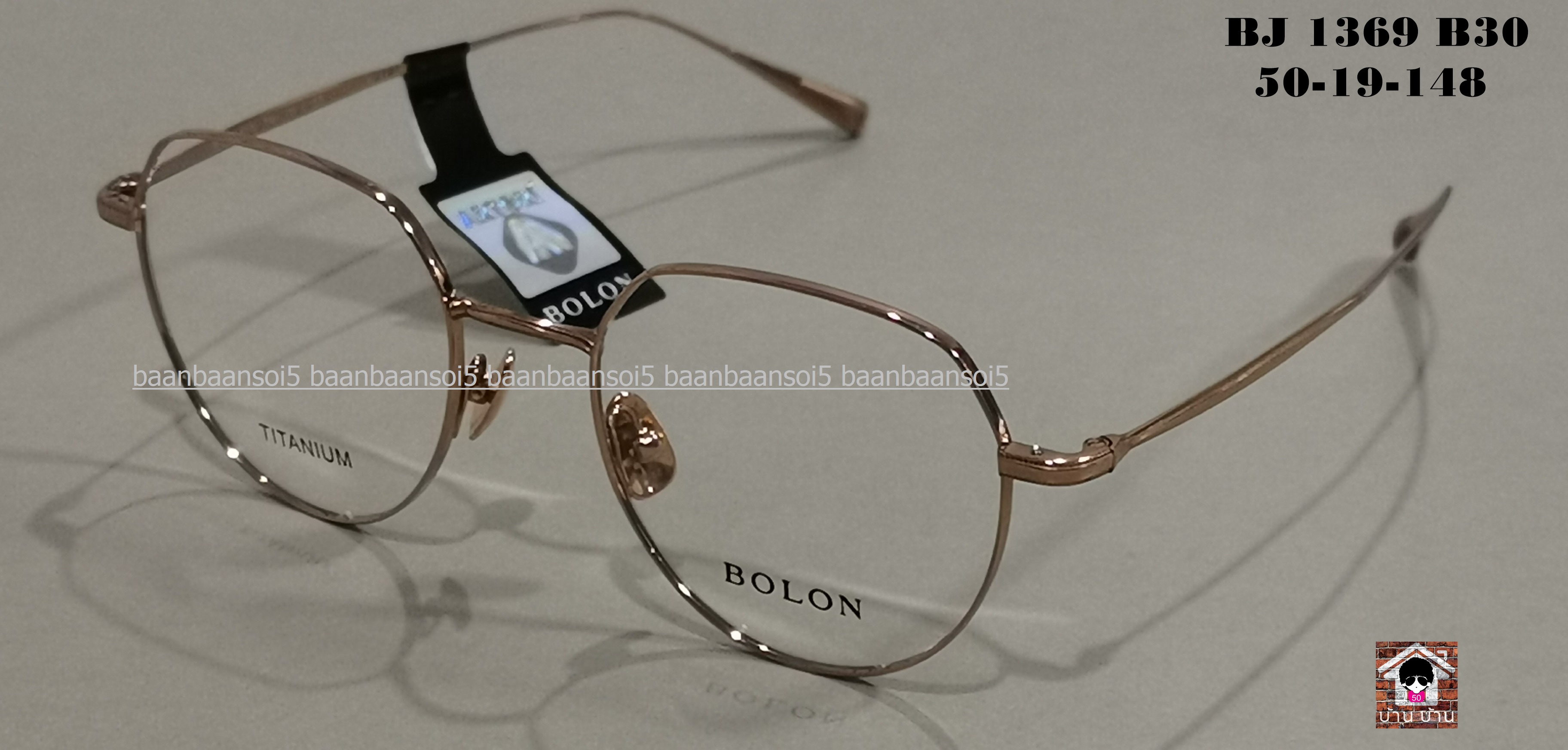 BOLON BJ 1369 B30 โปรโมชั่น กรอบแว่นตาพร้อมเลนส์ HOYA ราคา 3,890 บาท