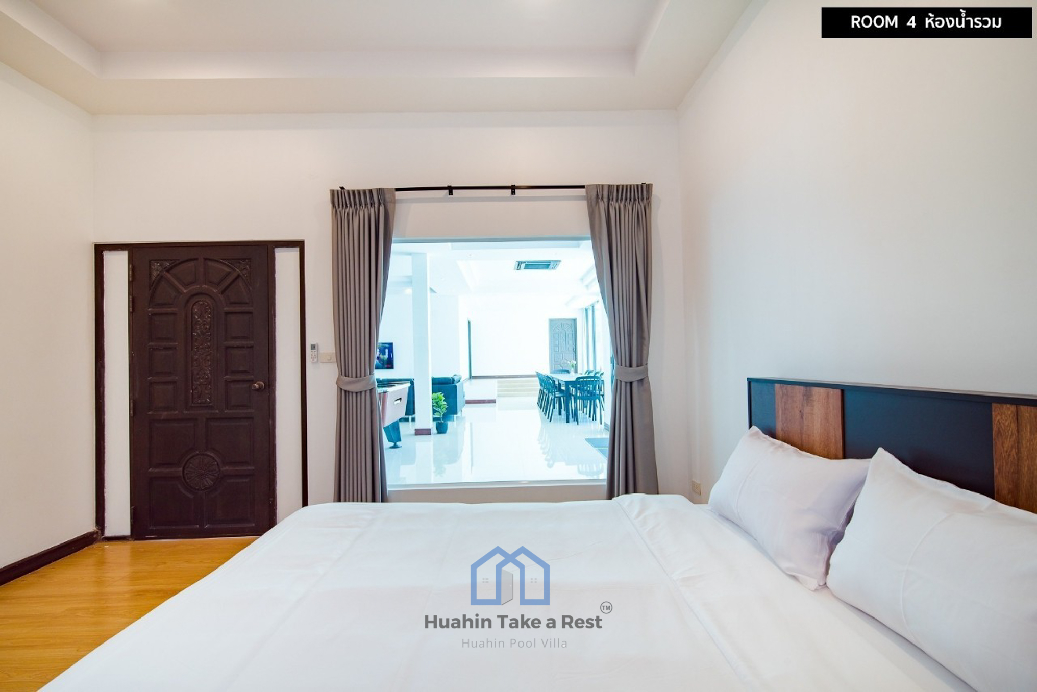 HR15036 บ้านพักหัวหิน บ้านวี วิลล่า เนียร์บีช