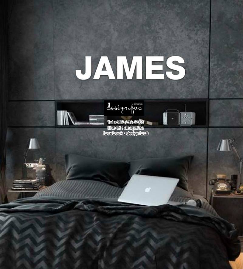 จำลองตัวอักษรแต่งห้องนอน แต่งบ้าน แต่งร้าน ของขวัญวันเกิด สไตล์เโมเดิร์น มินิมอล
