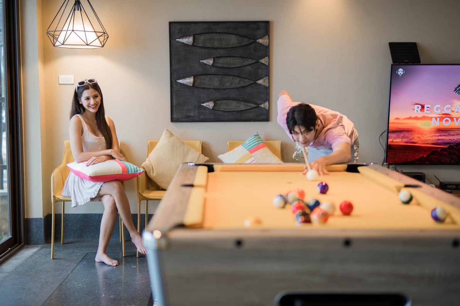 HR15064 บ้านพักติดทะเล The Ocean Beach Villa, Sam Roi Yod.