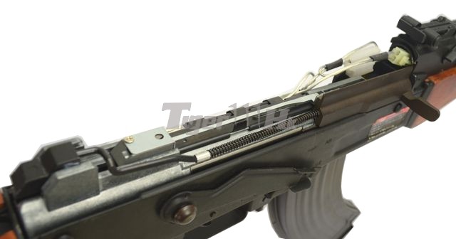 New.ปืนไฟฟ้า AK ASK 206A สีดำเงา ไม้แท้ ท้ายเต็ม ราคาพิเศษ