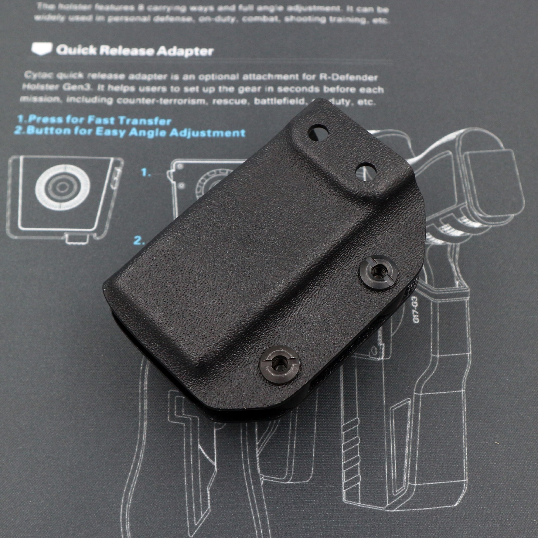 New.BBF make Magazine Holster_ซองแม็กกาซีน Kydex (G17/G19/G26/G22)