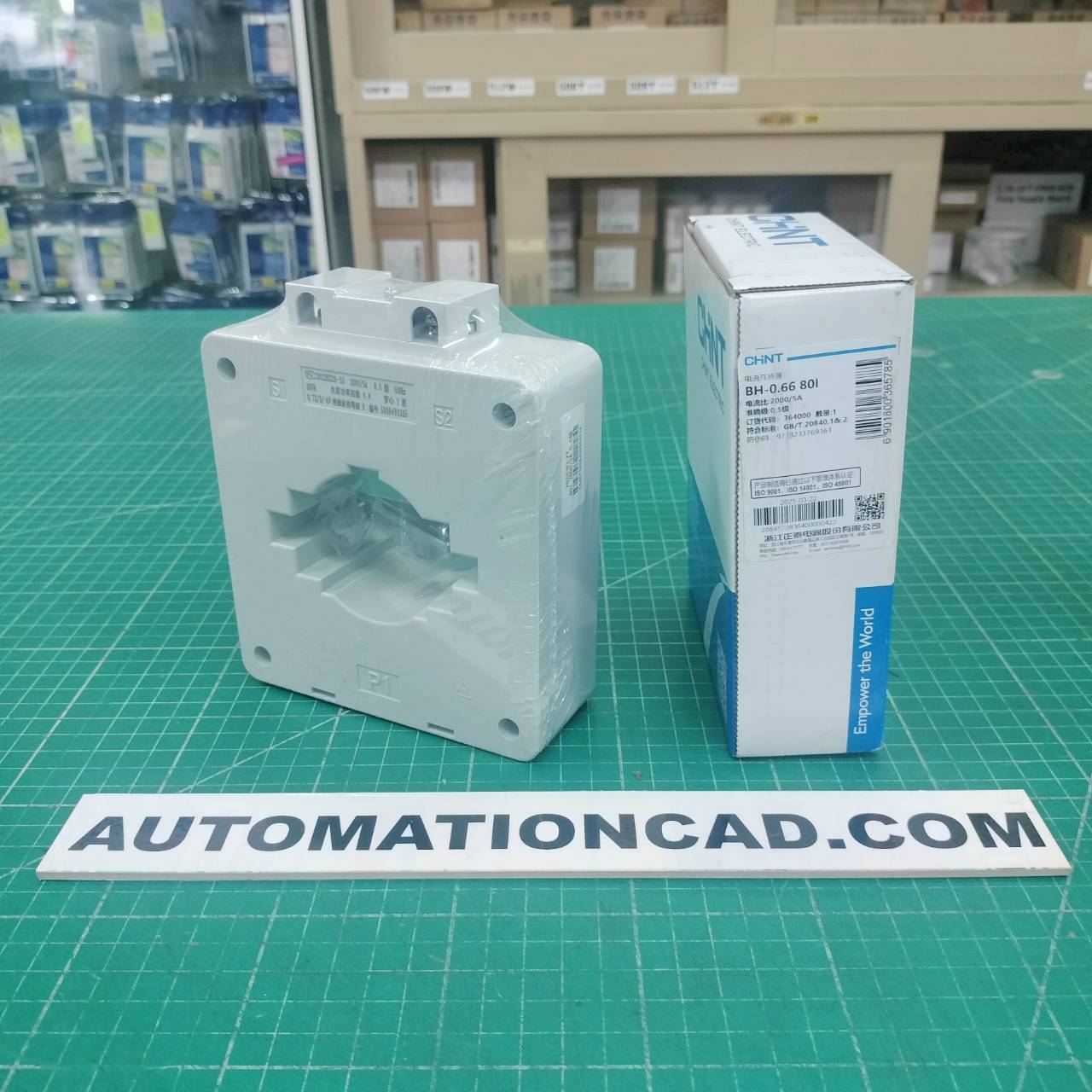 หม้อแปลงกระแสไฟฟ้า CT 2000/5A CHINT BH-0.66 80I Class 0.5 Current Transformer