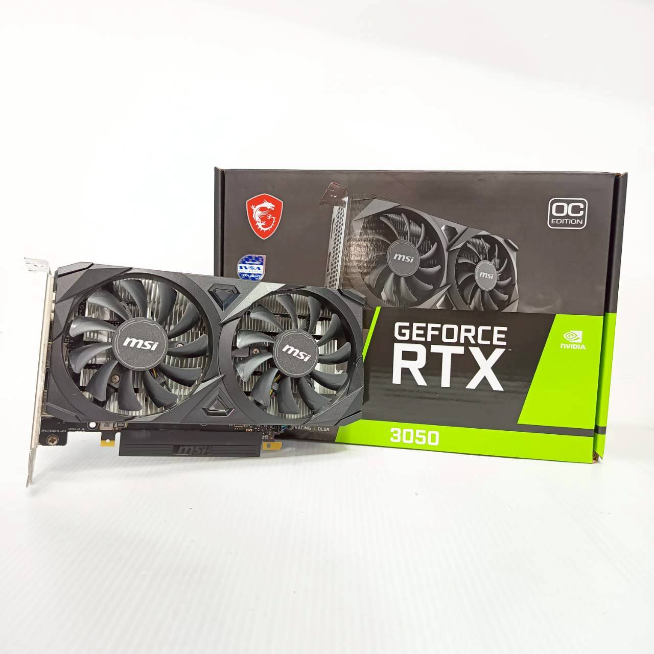 RTX 3050 GDDR6 6GB 96bit ประกัน J.I.B 18/9/2027