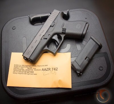 New.ปืนสั้น GLOCK42 PERFECTION มาร์กิ้งร่องลึก ราคาพิเศษ