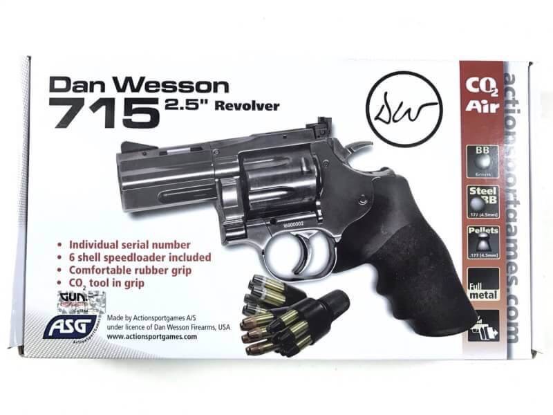 New.ASG Dan Wesson 715 2.5" Co2. สีเงิน ราคาพิเศษ