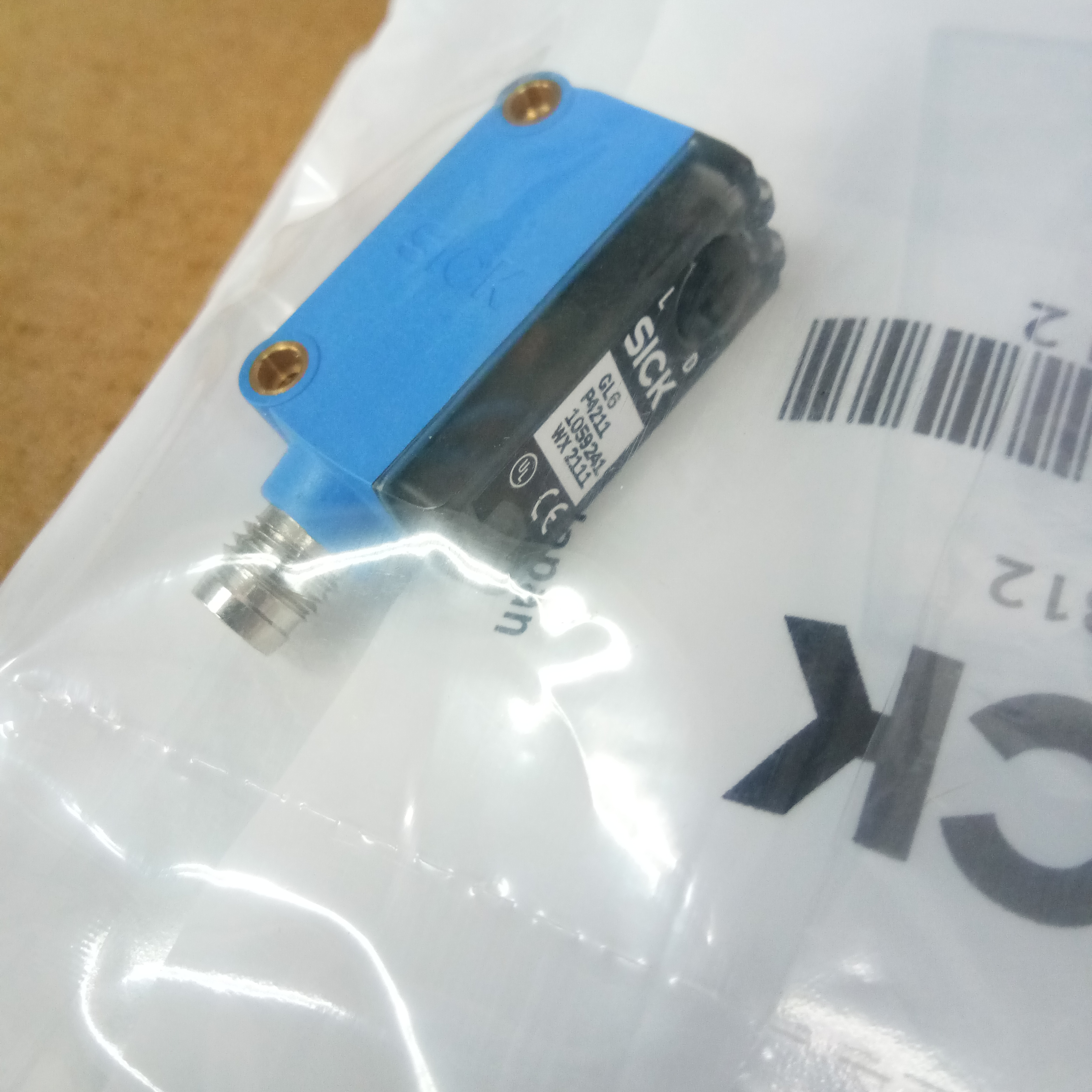 Photosensor โฟโต้เซนเซอร์ แบบสะท้อน SICK Retroreflective ระยะตรวจจับ 6 m