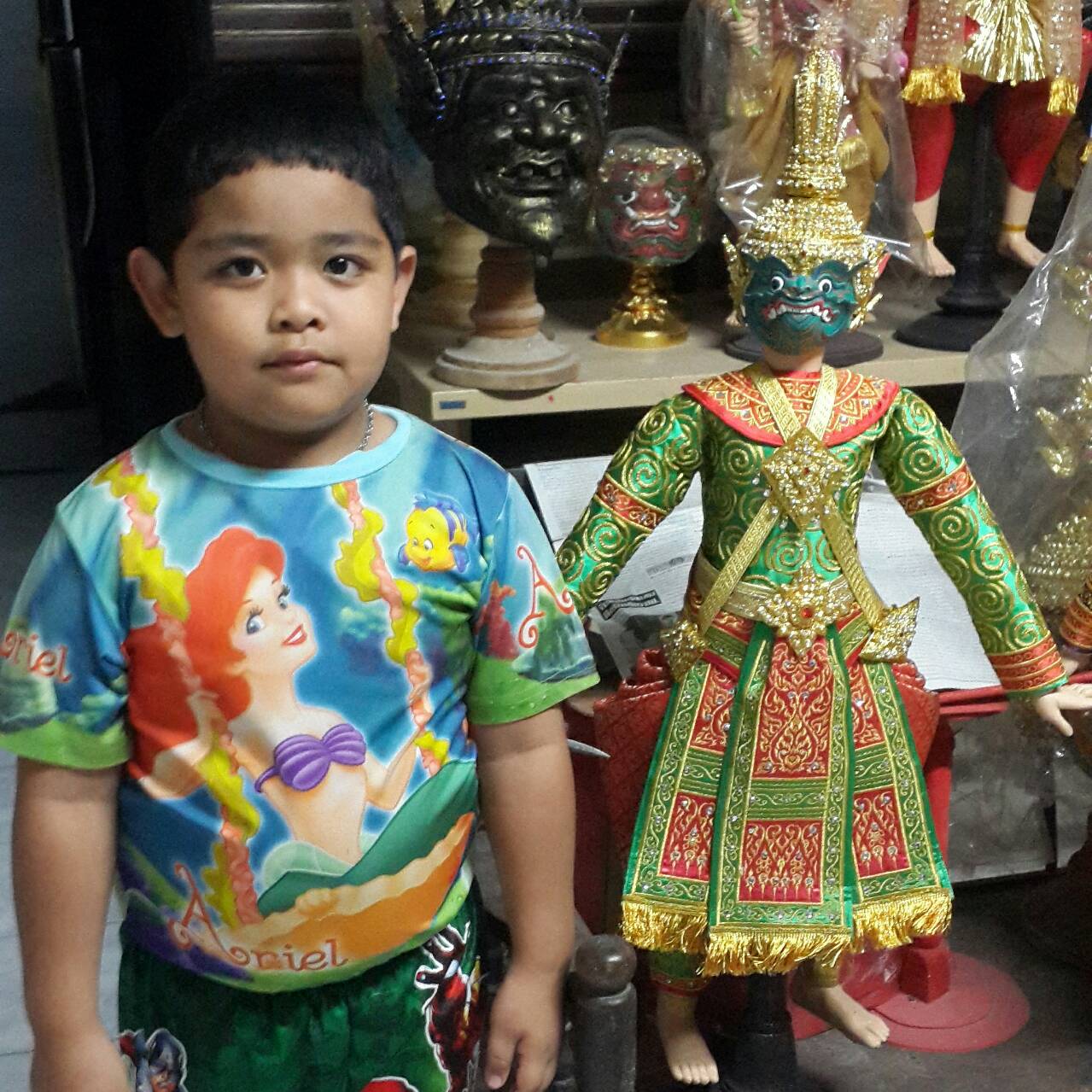 หุ่นละครเล็ก องคต ขนาด 60 ซม. สำหรับตั้งโชว์