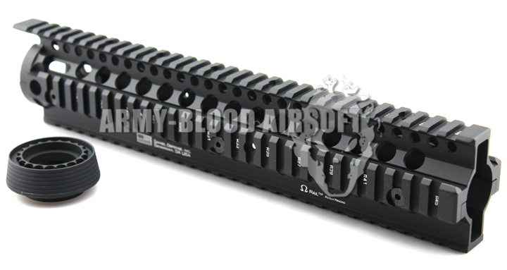 Daniel Defense Omega 12 Inch Rail Handgaurd With Delta Ring (BK)