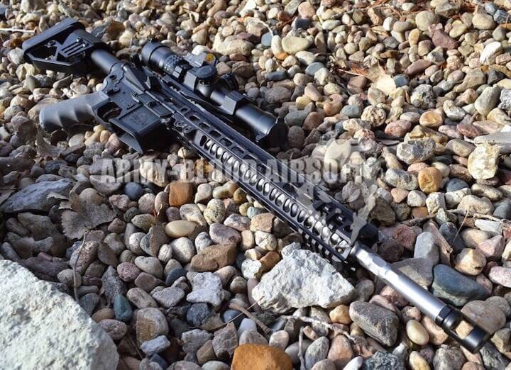 New.XLR TACTICAL BUTTSTOCK For M4 (Silver) ราคาพิเศษ