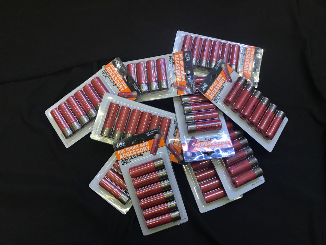 ปลอกลูกกระสุน 6นัด สำหรับ ปืนลูกซอง 870 ค่าย CYMA (CM350, CM355) 1ปลอก บรรจุได้ 30นัด ราคา: 1,000 บาท