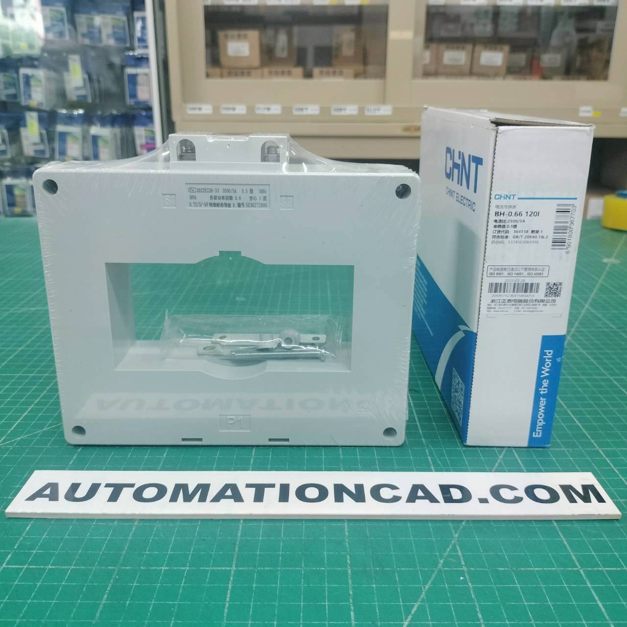 หม้อแปลงกระแสไฟฟ้า CT 2500/5A CHINT BH-0.66 120I Class 0.5 Current Transformer
