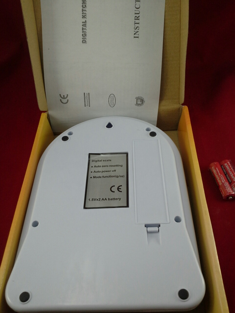 เครื่องชั่ง ราคาถูก เครื่องชั่งดิจิตอล ตาชั่งดิจิตอล เครื่องชั่งอาหาร พิกัดสูงสุด7000g ความละเอียด1g Digital Food Bowl Scale New 7KG/1G