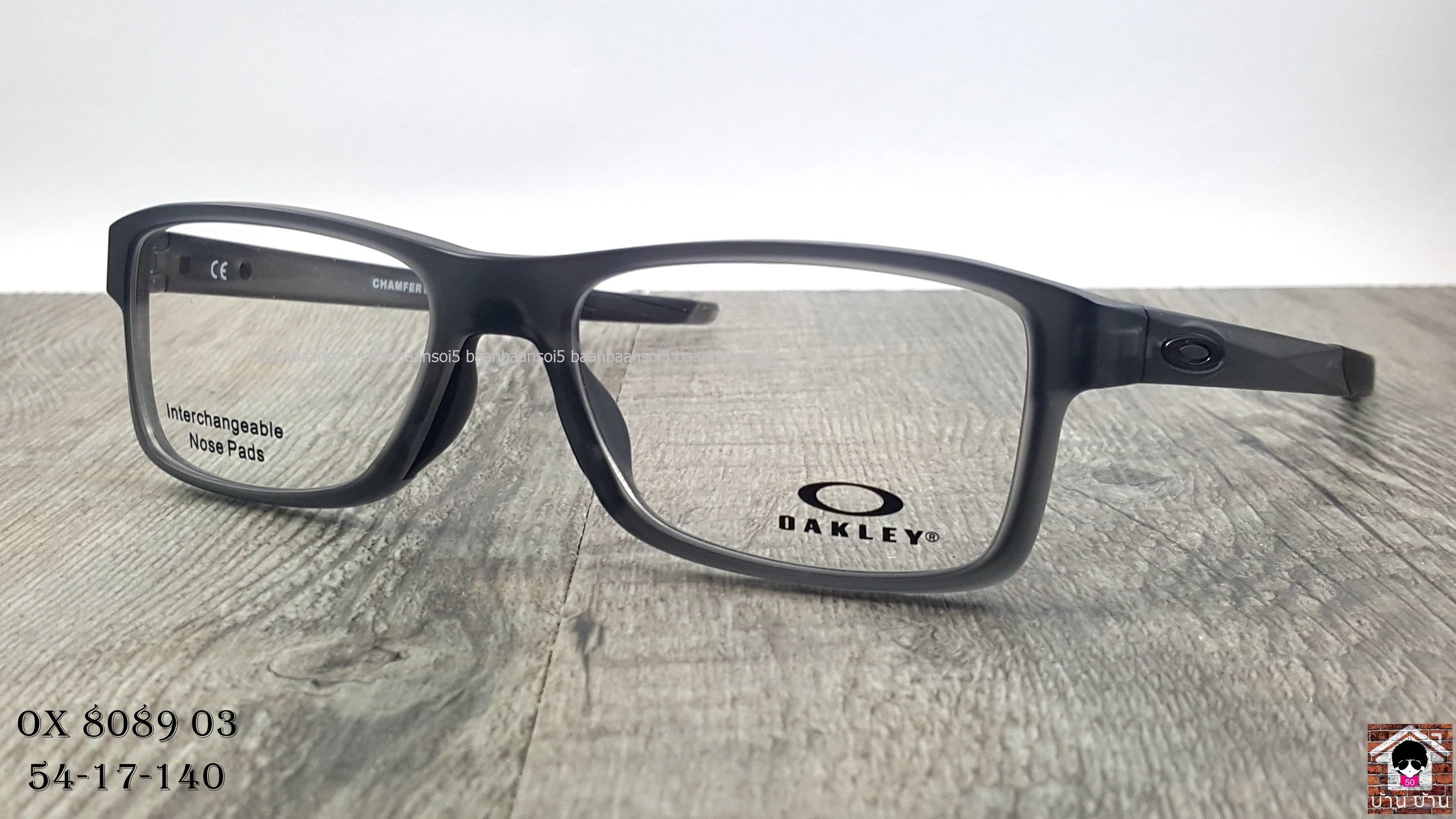 OAKLEY OX8089-03 CHAMFER MNP โปรโมชั่น กรอบแว่นตาพร้อมเลนส์ HOYA ราคา 4,700 บาท
